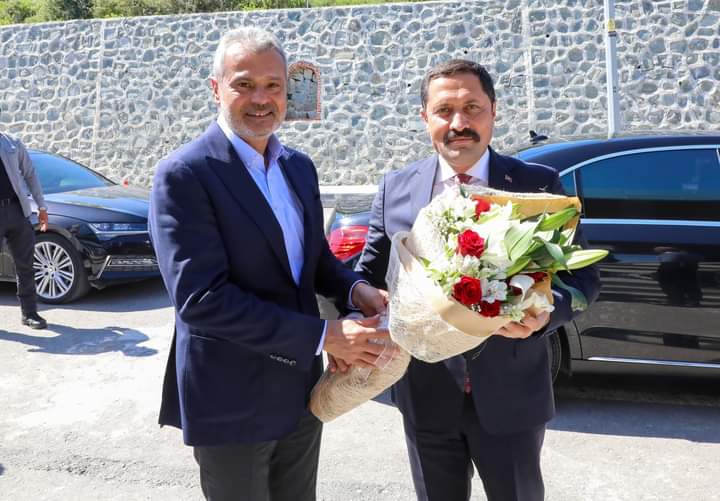 Vali Masatlı'dan Başkan Öntürk'e ziyaret...